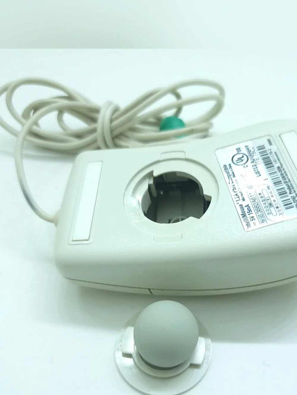 Vintage Microsoft Intellimouse 1.2A PS2 Ball Mouse - Tested